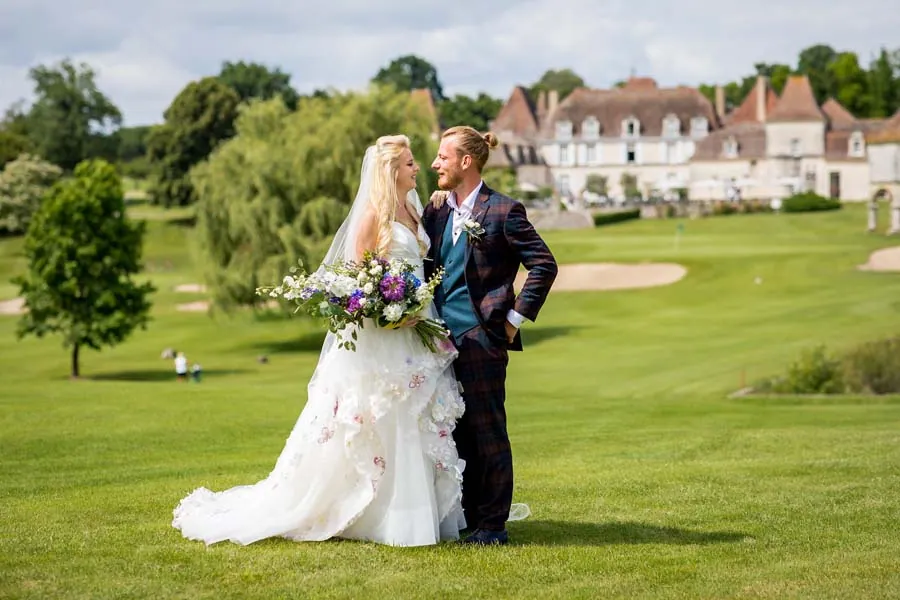 Photographie de mariage au Château des Vigiers