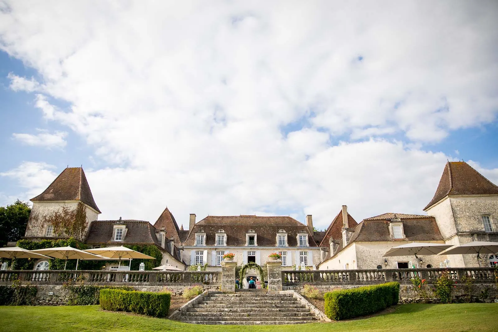 Souvenirs de mariage au château